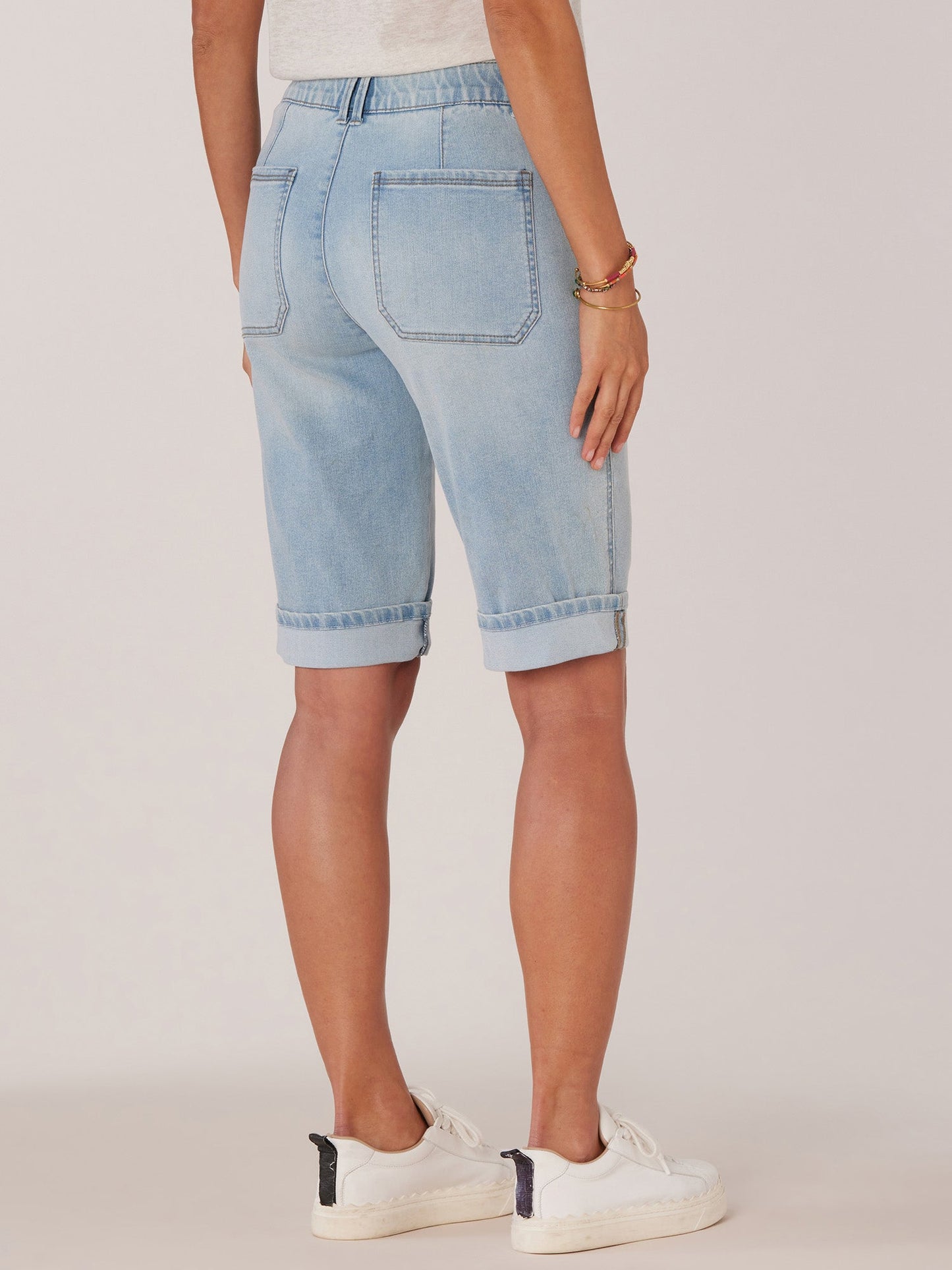Absolution Petite High Rise Repreve Bermuda Short with Cuffed Hem