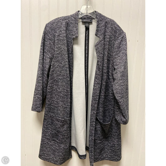Blazer By New York And Co In Black & White, Size: 1x