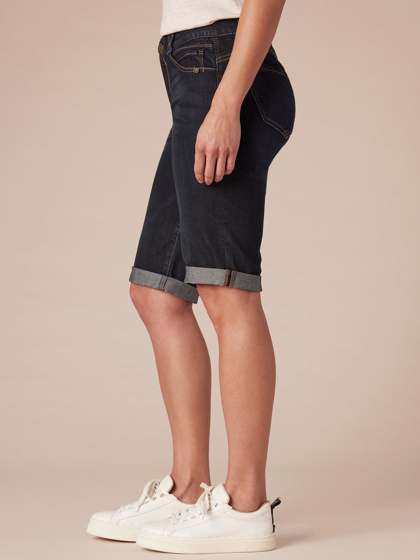 Absolution® Petite Indigo Bermuda Short