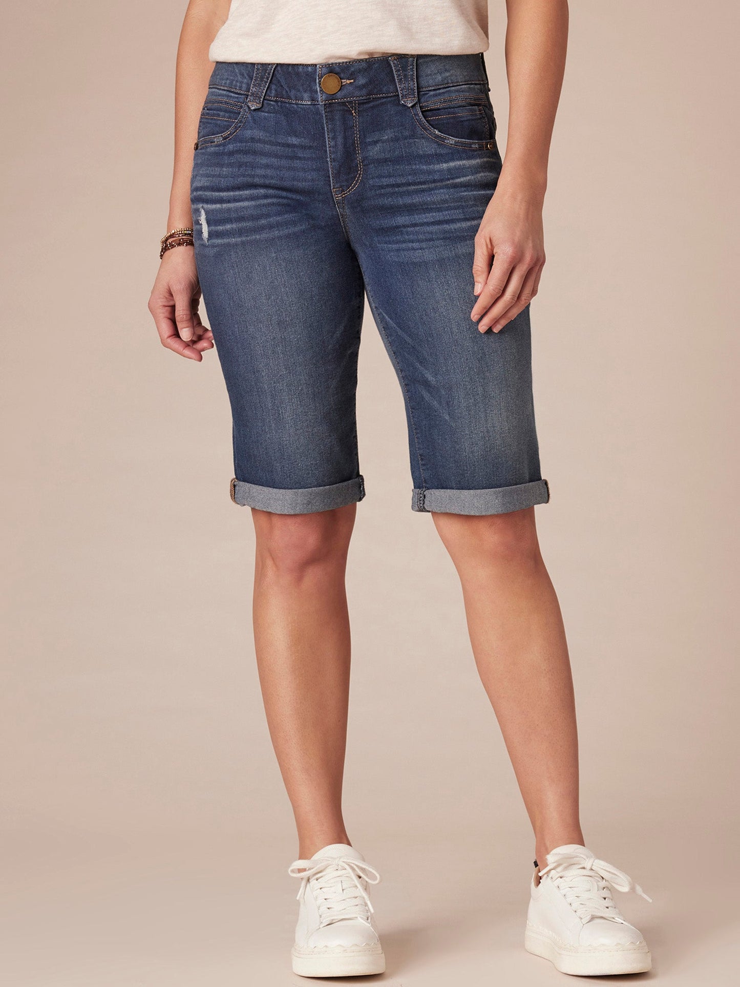 Absolution® Blue Denim Petite Bermuda
