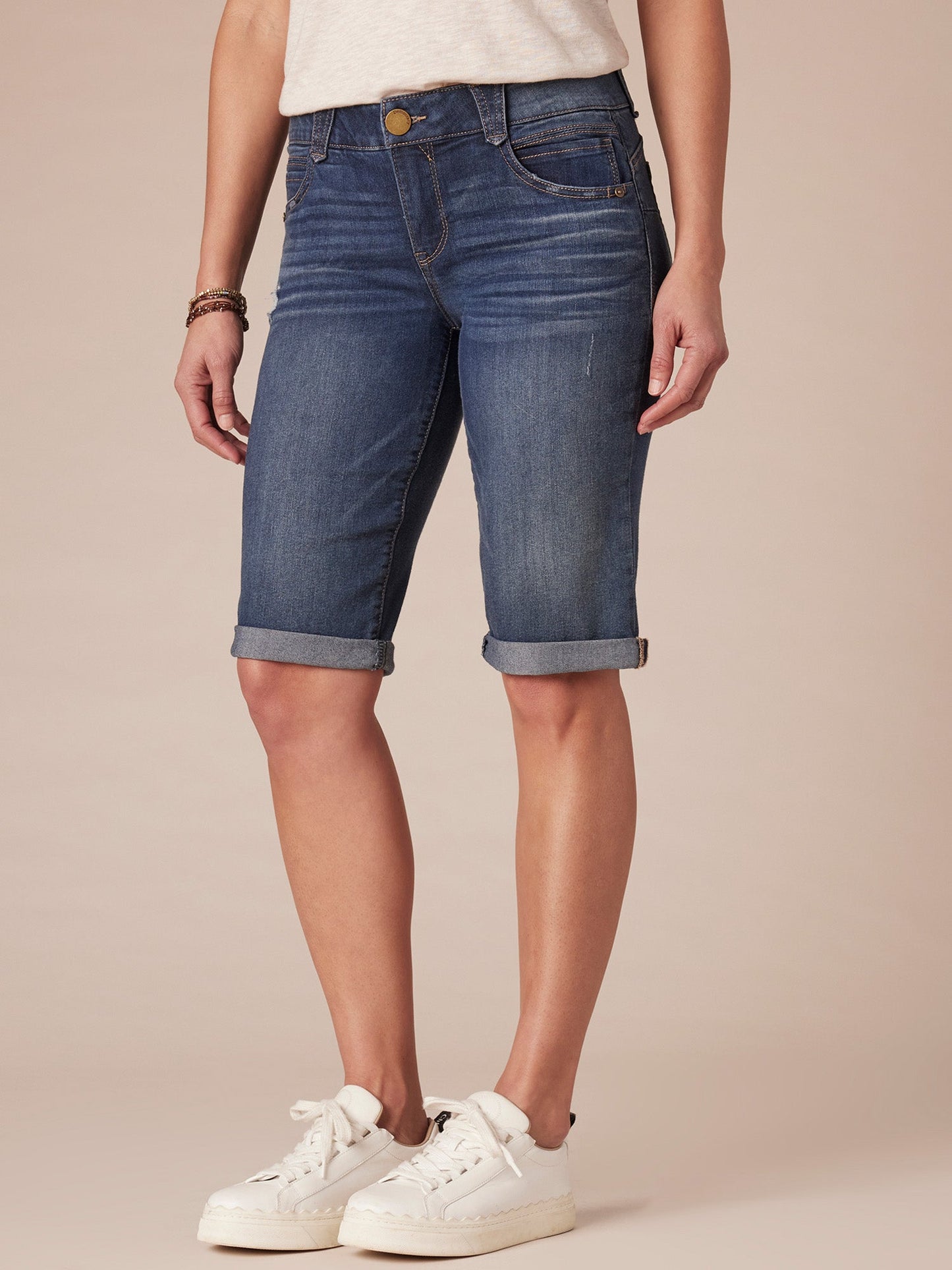 Absolution® Blue Denim Petite Bermuda